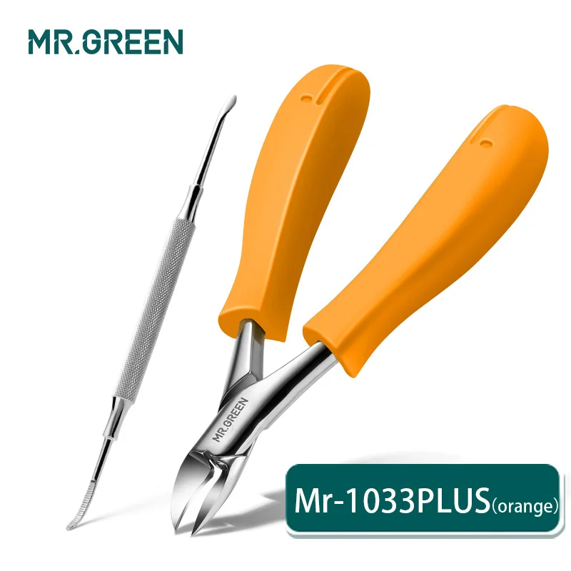 MR.GREEN Zehennagelknipser, Nagelschneider, professionelle Pediküre, eingewachsene Nagelwerkzeuge, Spritzschutz-Maniküre-Sets aus Edelstahl