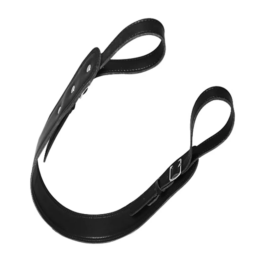 Cuero de PU ​ Correa de tuba ​ Un solo hombro ​ Longitud ajustable ​ Eslinga para instrumentos con eslinga de latón ​ Correa de eufonio
