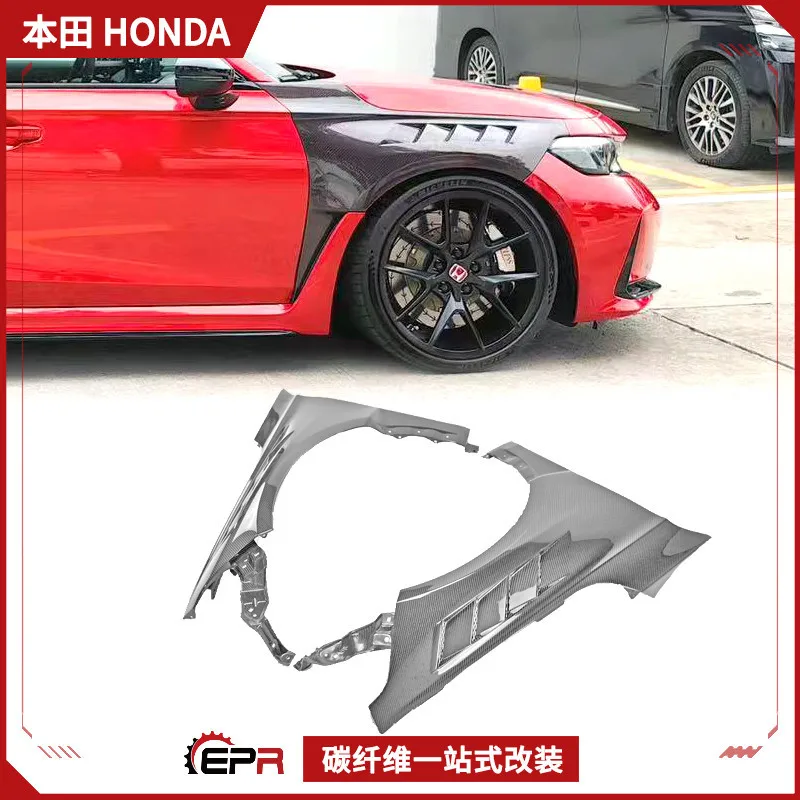 

Suitable for Honda, New Type R FL5 Carbon Fiber Retrofit EPA Front Fender, Open Front Sand Board