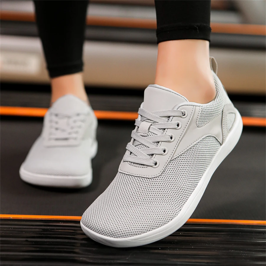 Calçado desportivo unisex, confortável e respirável, casual, minimalista, andando