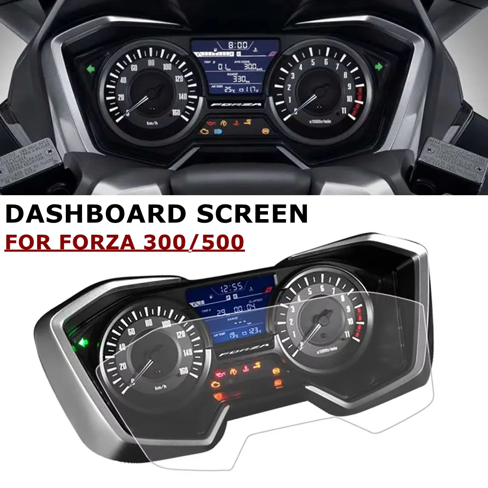 

For Honda FORZA300 FORZA500 2018-2021 Dashboard Screen Protector Scratch Cluster Screen Protection Film Forza FORZA 300 500