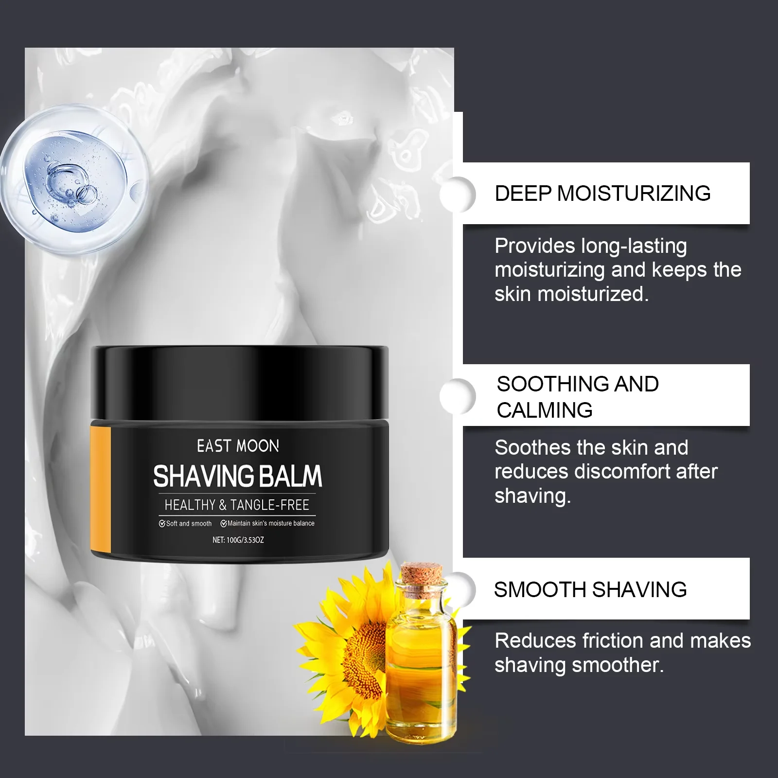 Men Hyaluronic Shaving Balm De - đánh giá và giá Shaving Cream