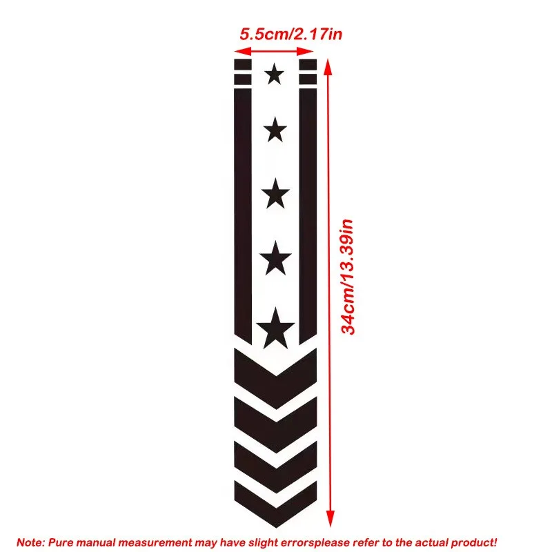 Adesivo parafango riflettente ad alta visibilità facile da installare in 2 pezzi per motocicli e veicoli elettrici - impermeabile, olio-PVC