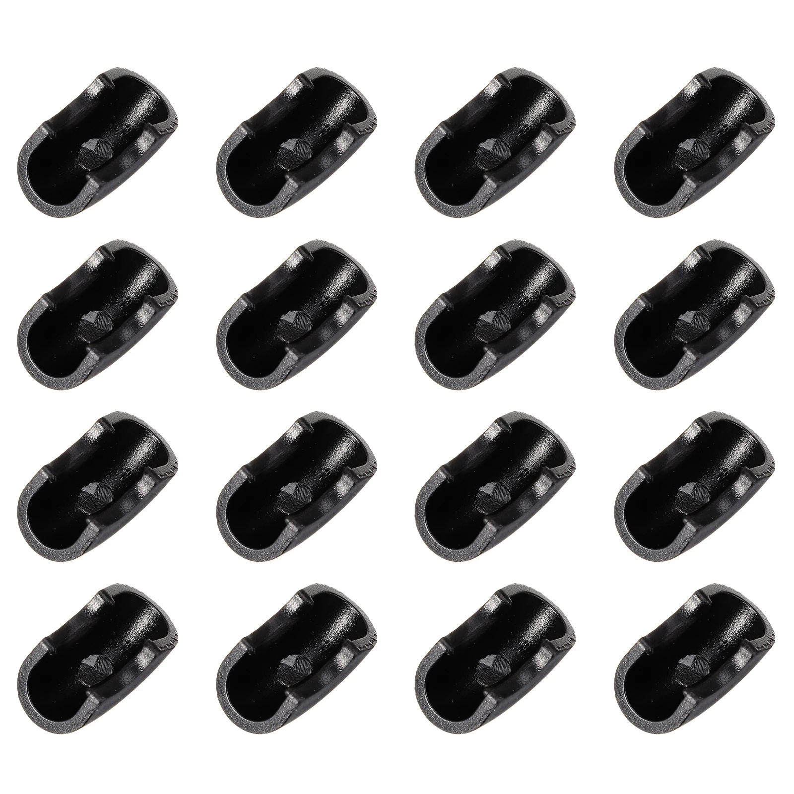 

16Pcs Iron Chair Feet Protectors U-Shaped Rubber Covers Table Leg Caps Floor Floor Scrape Prevention School Office Home