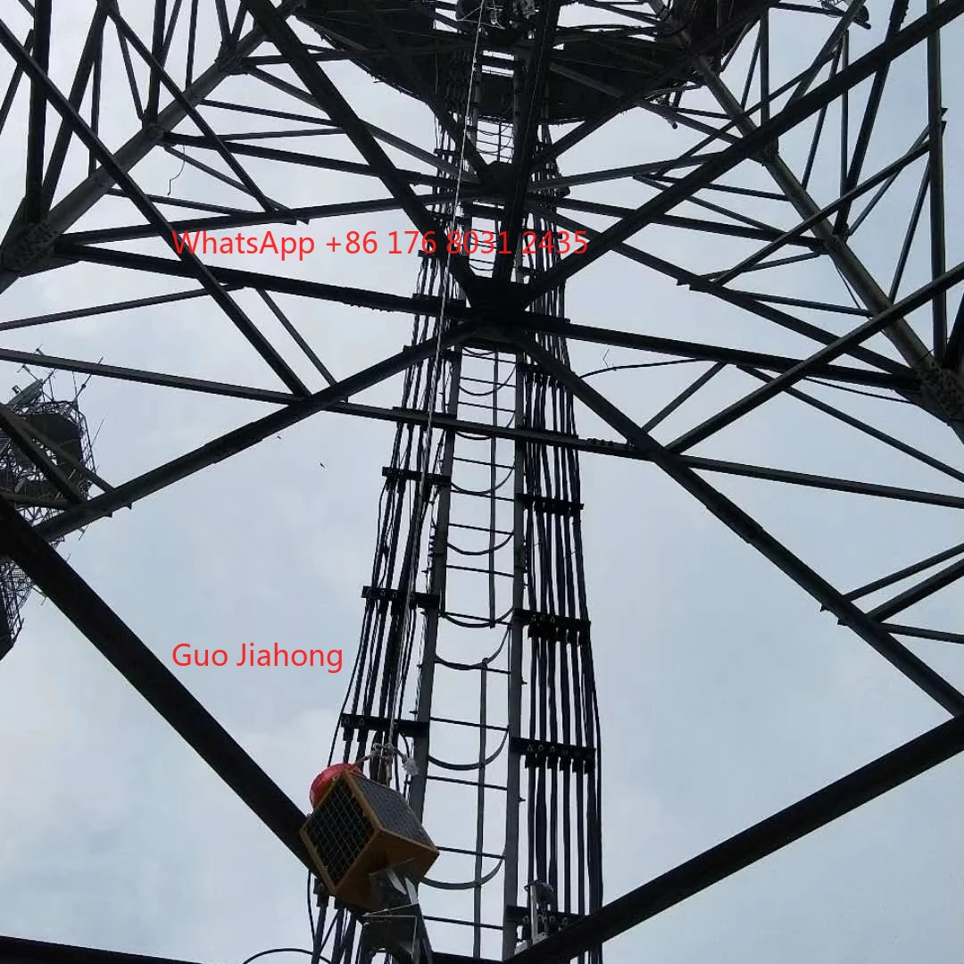 

ICAO Type B Red Flashing Solar Power Beacon Lights for Telecom Tower