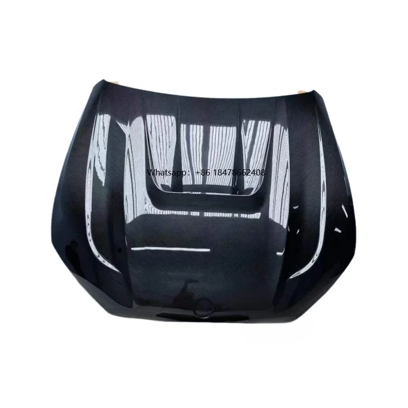 High-quality PK Style Dry Carbon Fiber Hood Engine Cover Bonnet for  M8 F91 F92 F93 8 Series Two-door/Four-door Sports Cars