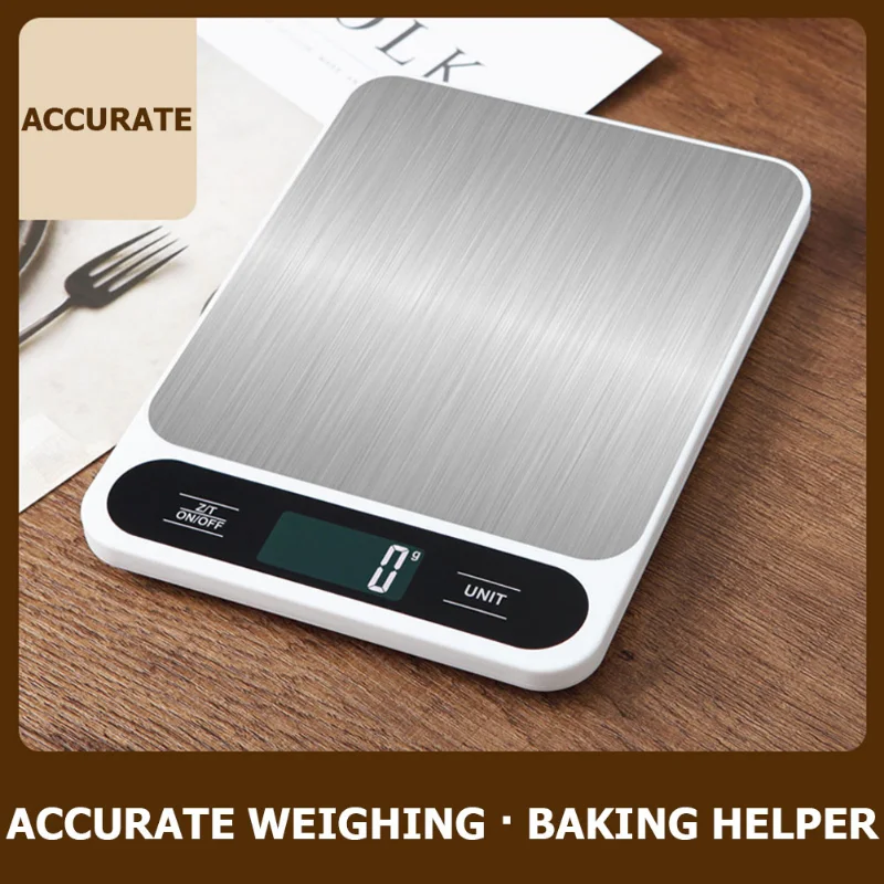 5kg/1g10kg/1gKitchen Digital Scales Food Weighing Accurate Electronic Scales Measuring Tools Kitchen Accessories Battery version