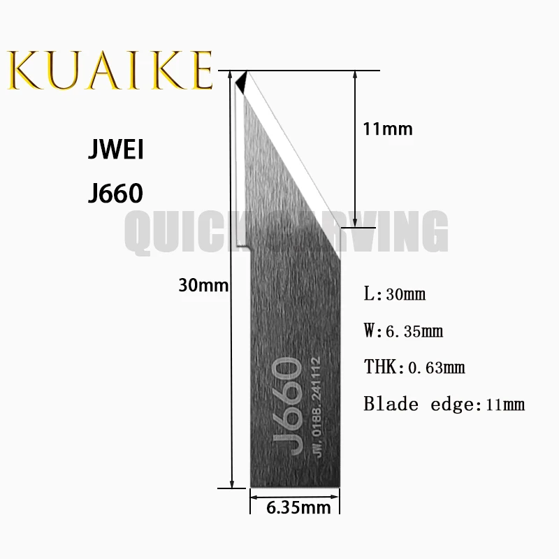 10PCS JWEI Vibration Cutter blades Cnc Oscillating Knife Vibrating Engraving Machine Tool JWEI J660 J603 J630 J603-A J603-B