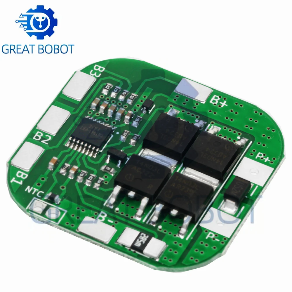 GREAT IT  4S 14.8V / 16.8V 20A peak li-ion BMS PCM battery protection board bms pcm for lithium LicoO2 Limn2O4 18650 li battery