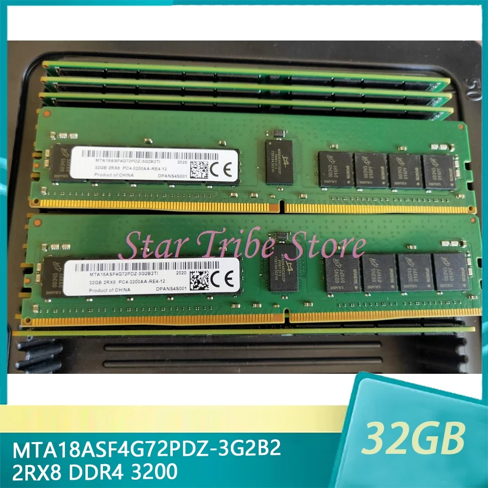 

1 шт. MTA18ASF4G72PDZ-3G2B2 32 ГБ 32 ГБ 2RX8 PC4-3200AA DDR4 3200 ECC REG серверная память
