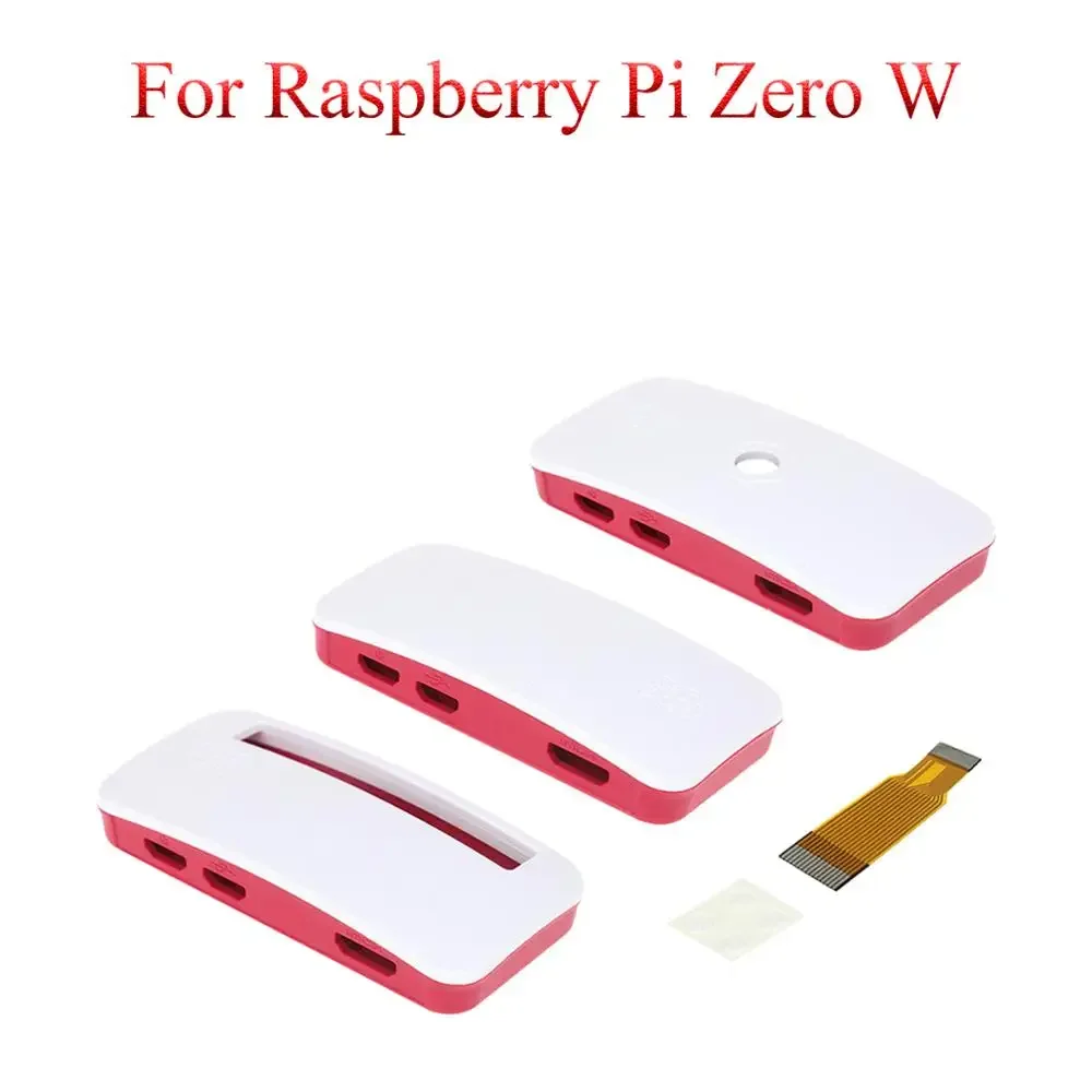 Official ABS Plastic Protective Case Cover Box Shell Enclosure For Raspberry Pi Zero W Red + White