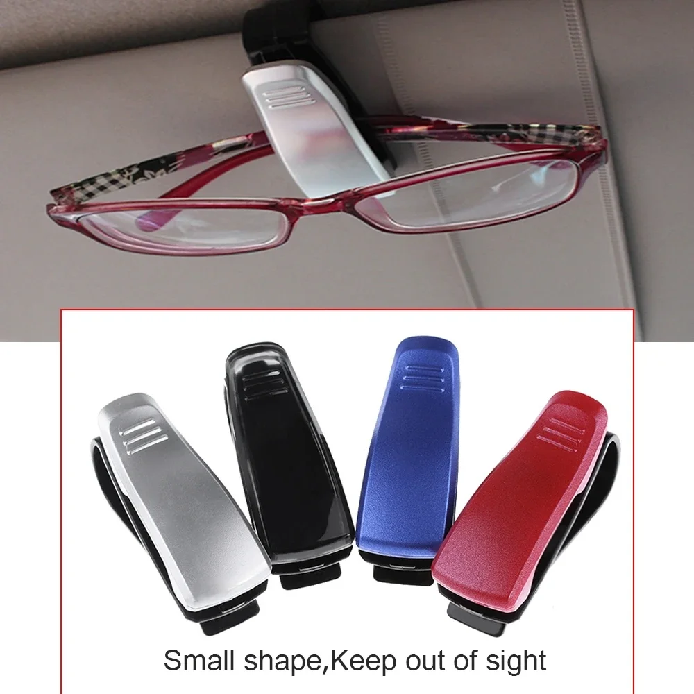 1 Pcs Universal Car Auto Sun Visor Glasses Holder Clip Sunglasses Eyeglass Card