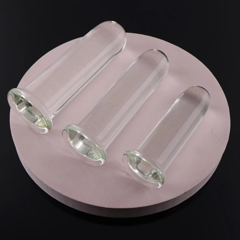 4 Sizes Large Crystal Butt Plug Adult Games Pyrex Glass Anal Dildo Bead Adult Sex Toys for Women Men Vagina/Anus Masturbator 18+