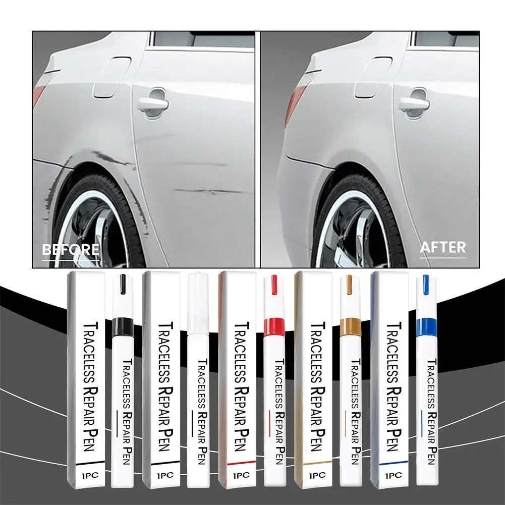 Nieuwe Auto Wiel Band Vette Markeerpen Auto Rubber Band Verf Pen Cd Metalen Permanente Verf Marker Graffiti Touch Up Waterdicht