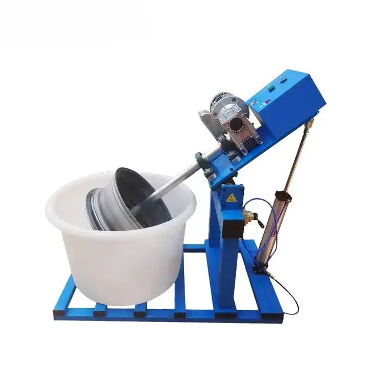 One Person Operate semi-automatic aluminum truck car motorcycle wheel rim metal polishing machine for sale