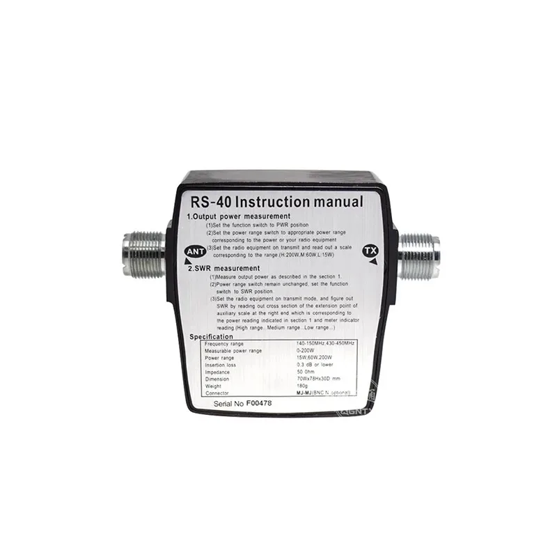 Устройство для измерения мощности NISSEI, два диапазона, УКВ, УВЧ, 144/430 МГц, 50 Вт, 200 Вт