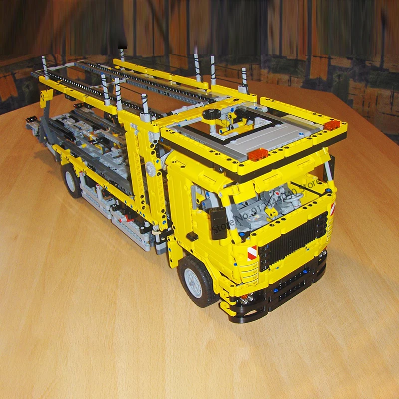 MOC Customized Set Technical Car Transporter MOD-42009 Mobile Crane MK II Model Building Blocks DIY Bricks Toys For Kids Gifts