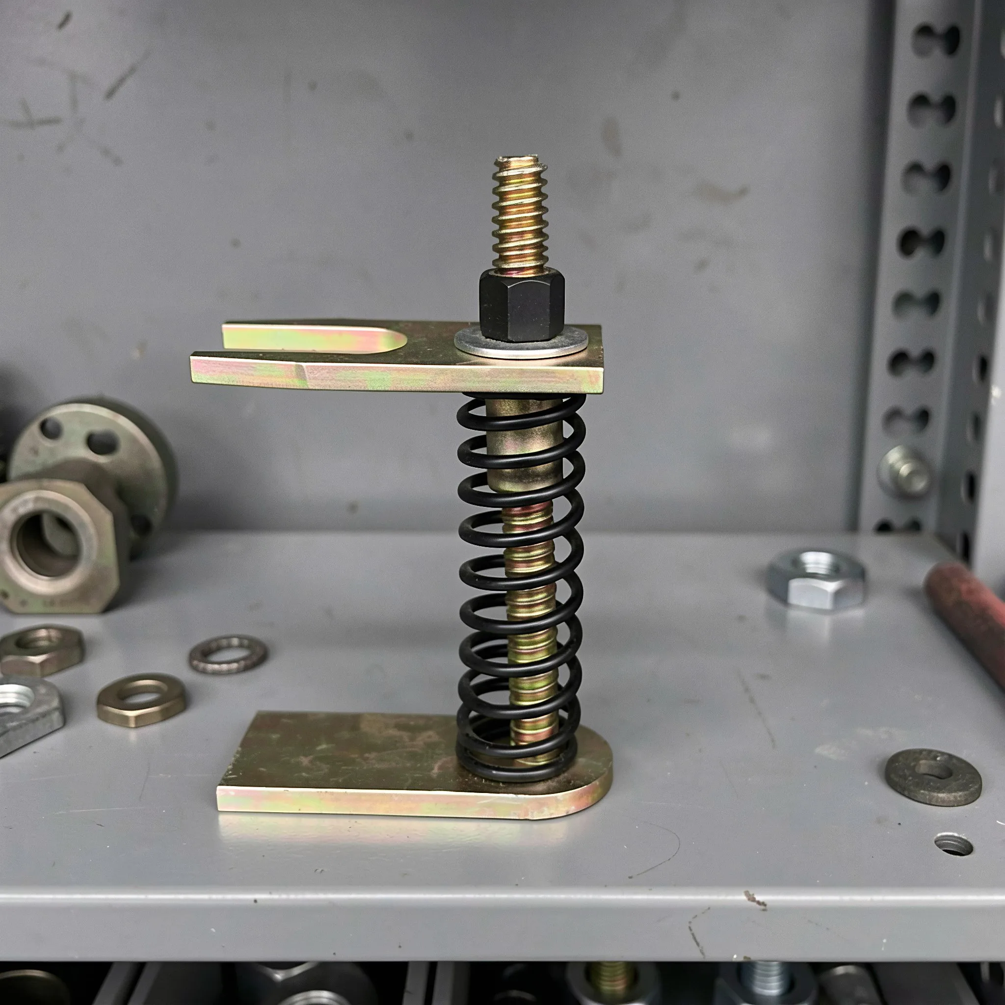 Forklift Spring Disassembly Tool Fork Spring Remover Metal Manual Pallet Truck Spring Removal Jack Hydraulic Forklift Repair