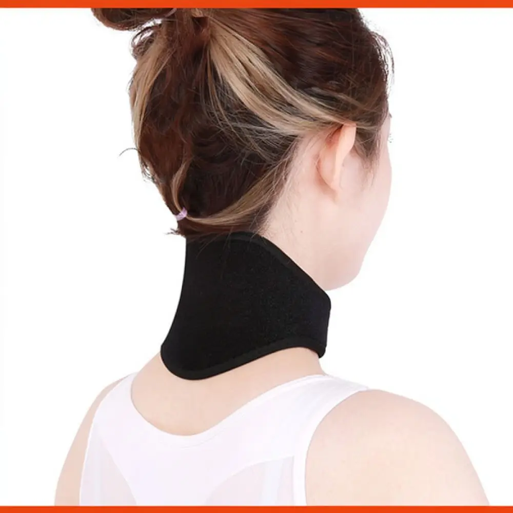 Self Heating Magnetic Neck Wrap Therapy Brace Thermal Cervical Protector Ergonomic Breathable Support For Daily Neck Relief