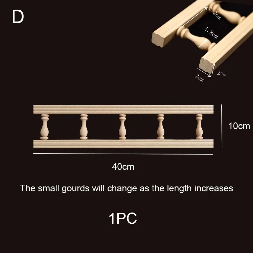 Houten Baluster Spindel Diy Meubels Speelgoed Home Decor Brug Kolom Applique Hout Kleine Kalebas Pilaren Wijn Hek Kast Ondersteuning
