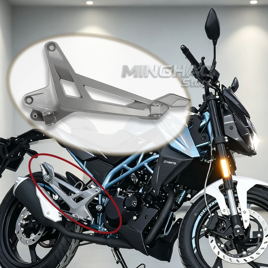 cfmoto-150nk-nk150-150-nk用ペダルブラケット-cf150-3-3a-3c-左右ペダルフットレスト取り付け接続ブラケット