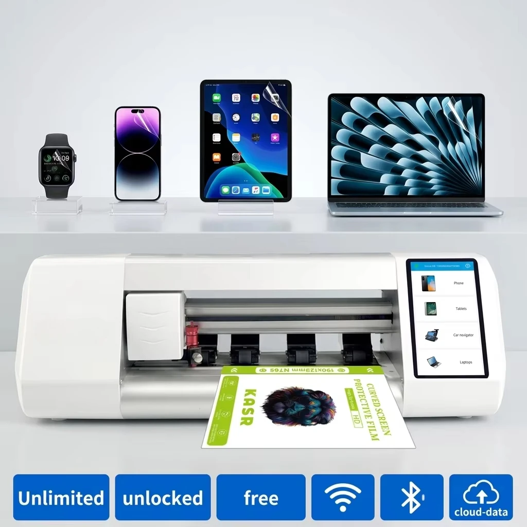 hydrogel film cutting machine plotter back sticker mobile phone peeling machine screen protector manufacturing machine