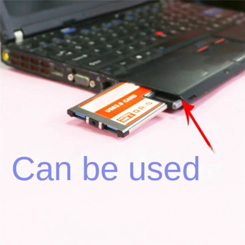 محول PCI-E إلى USB للكمبيوتر المحمول ، بطاقة سريعة ، منفذ موسع ، دفتر ملاحظات ، 54 إلى USB 3.0X2