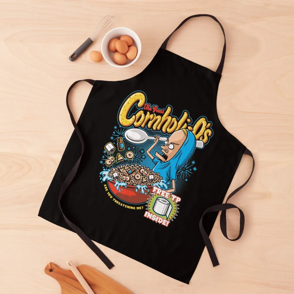 

Cornholio Apron Kitchen Front Household Items Useful Apron