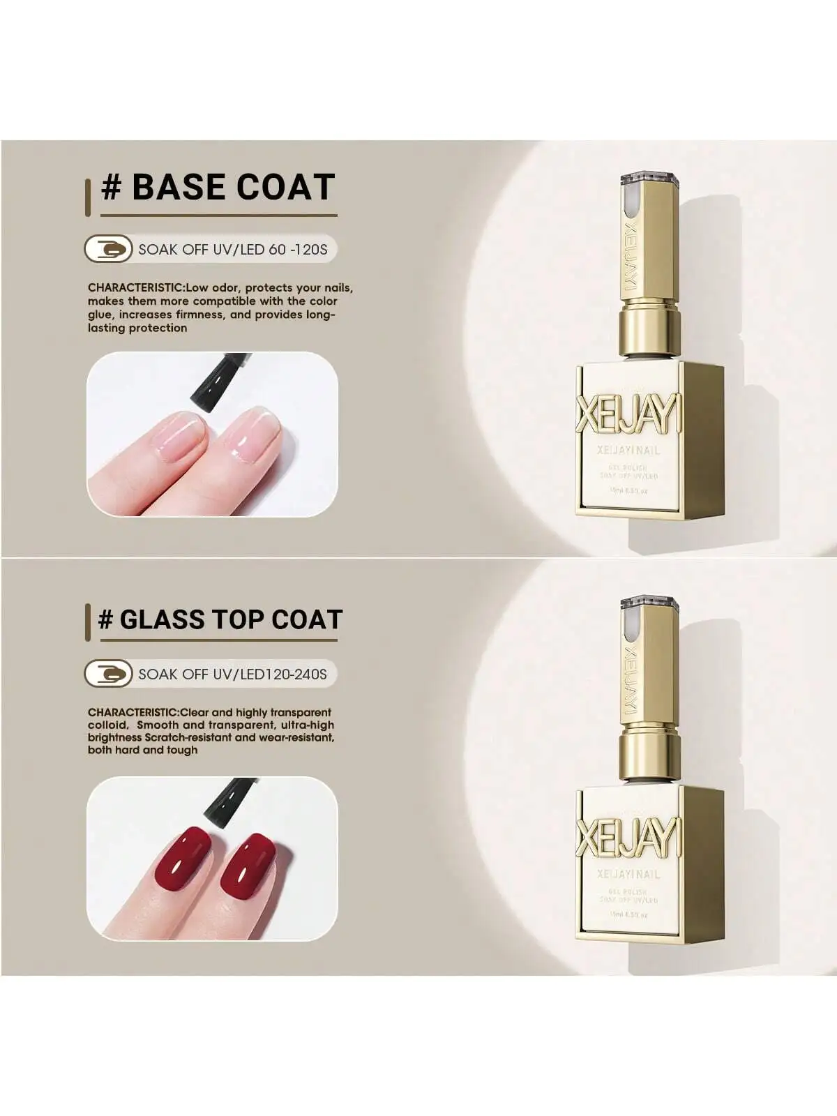 Vernis à ongles japonais, base de colle fonctionnelle, ensemble de scellage du verre, ferme et durable, pour salon de manucure, nouvelle collection