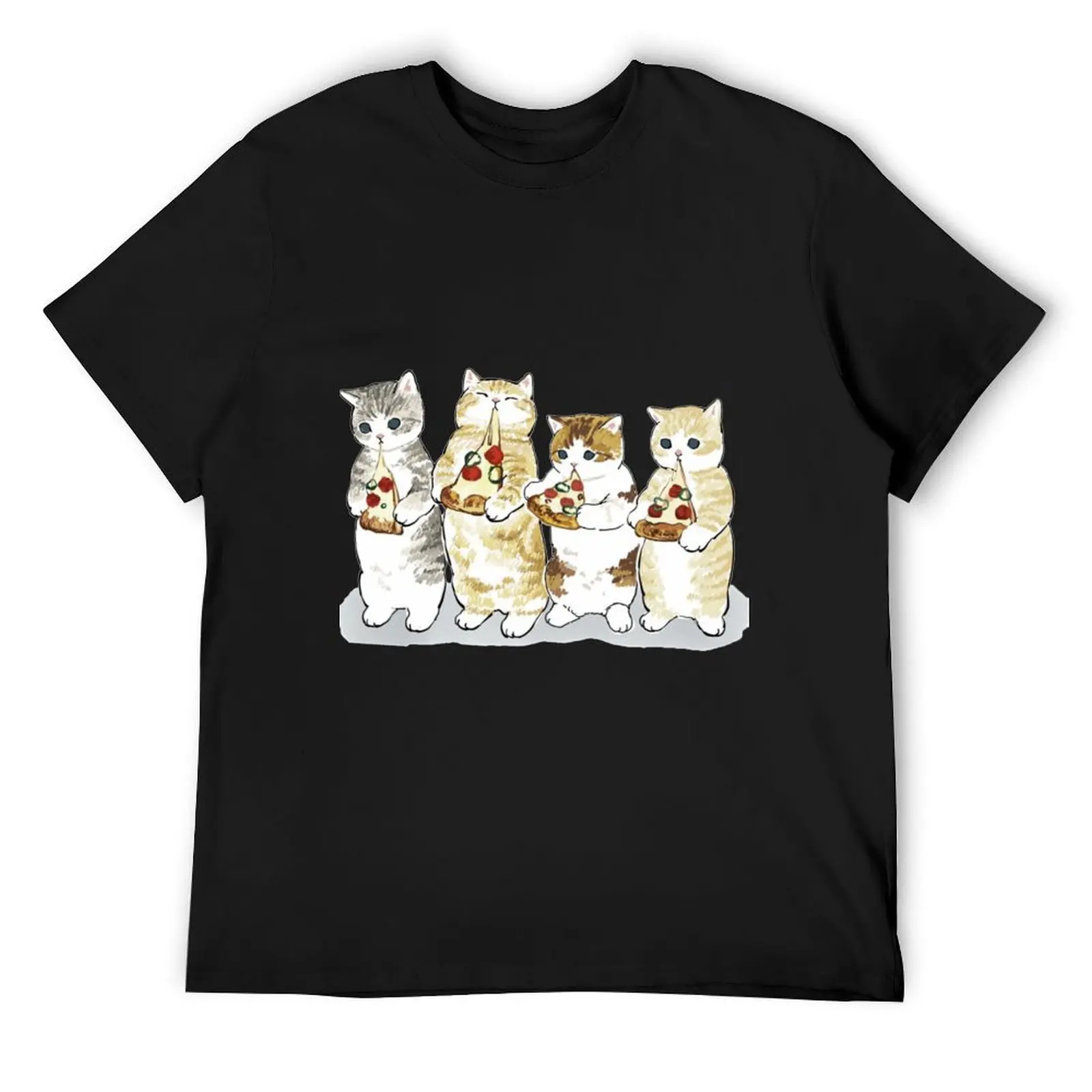 

Mofu Sand kawaii drawings tshirt- mofu sand cute pizza huts T-Shirt football t shirt sweat oversize t-shirts man clothes for men