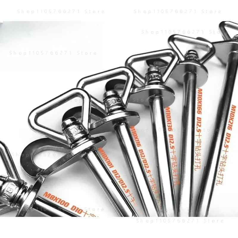 Removable anchor point for rock climbing and aerial work  reusable safety belt hanging point  expansion quick release