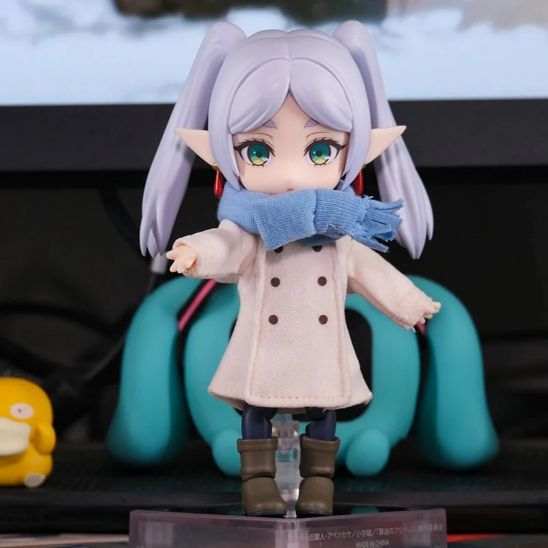 

Gsc Q версия Humanoid 2712 Frieren:Beyond Journey S End Frieren Зимняя модель одежды Коллекция украшений игрушки подарки