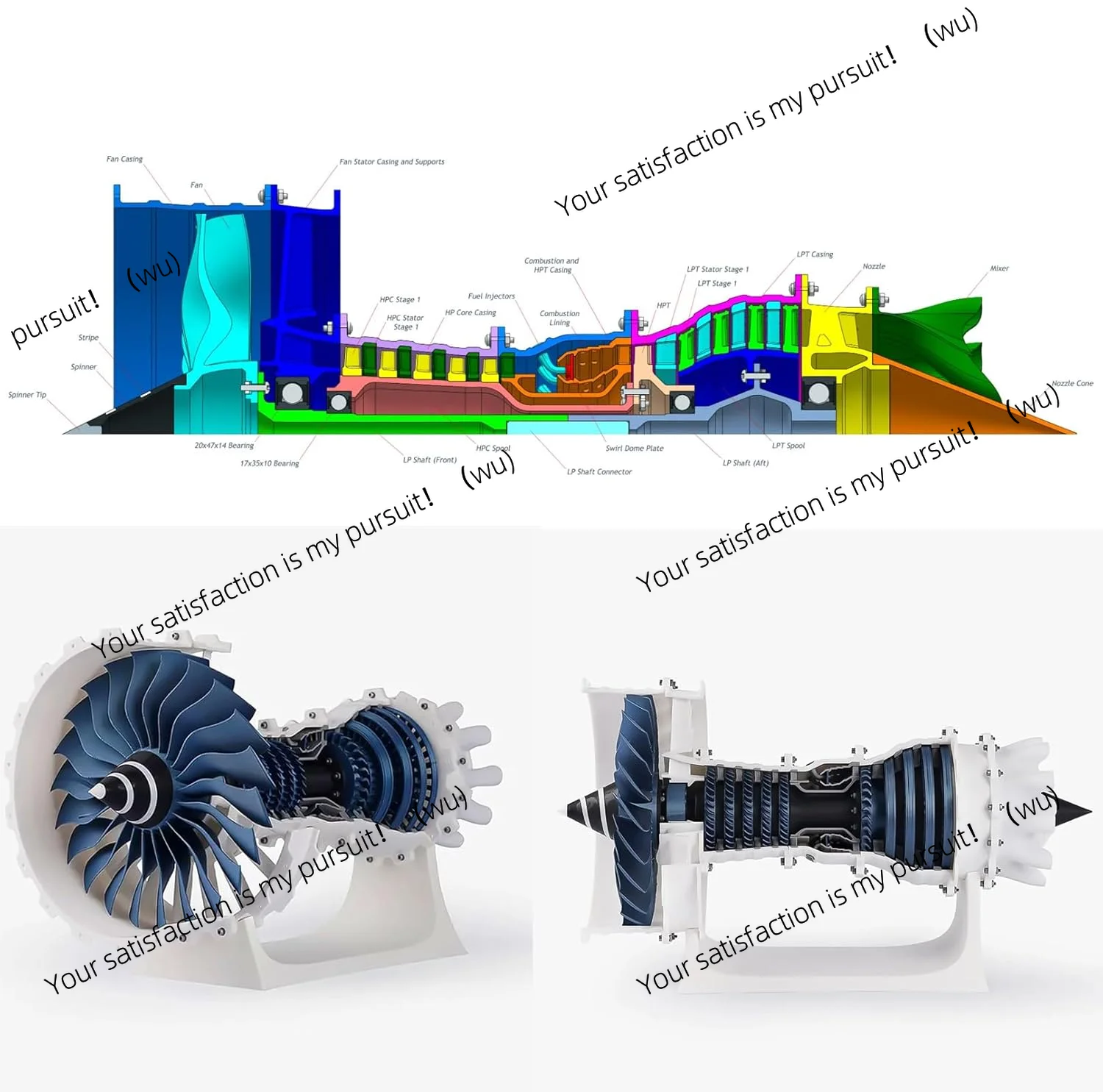 ชุดประกอบเครื่องยนต์เจ็ท รุ่น - Model Kit Jet Engine บทวิจารณ์และราคา