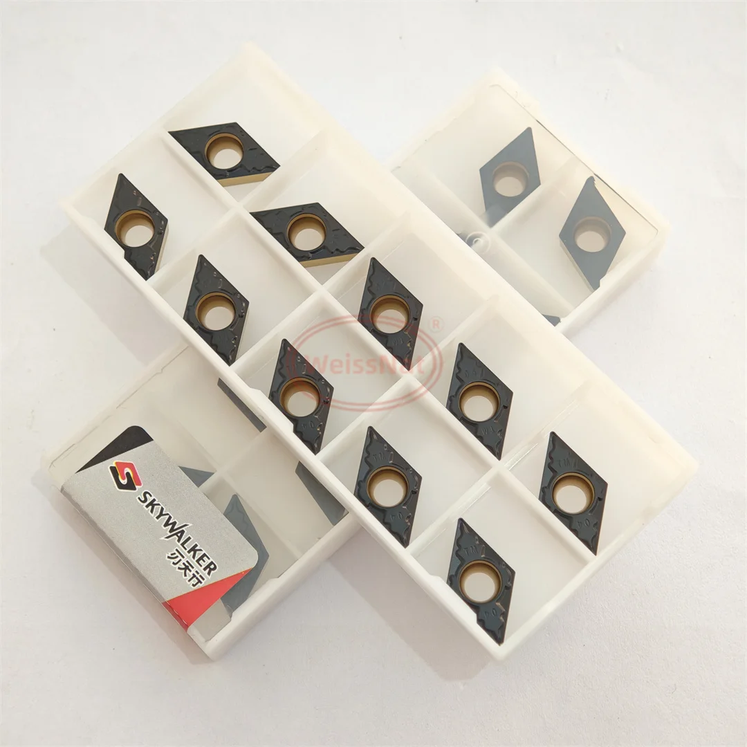 

SKYWALKER DCMT11T304 DCMT11T308-TF TM HC4025 Твердосплавная вставка DCMT Вставки обработанные стальные детали