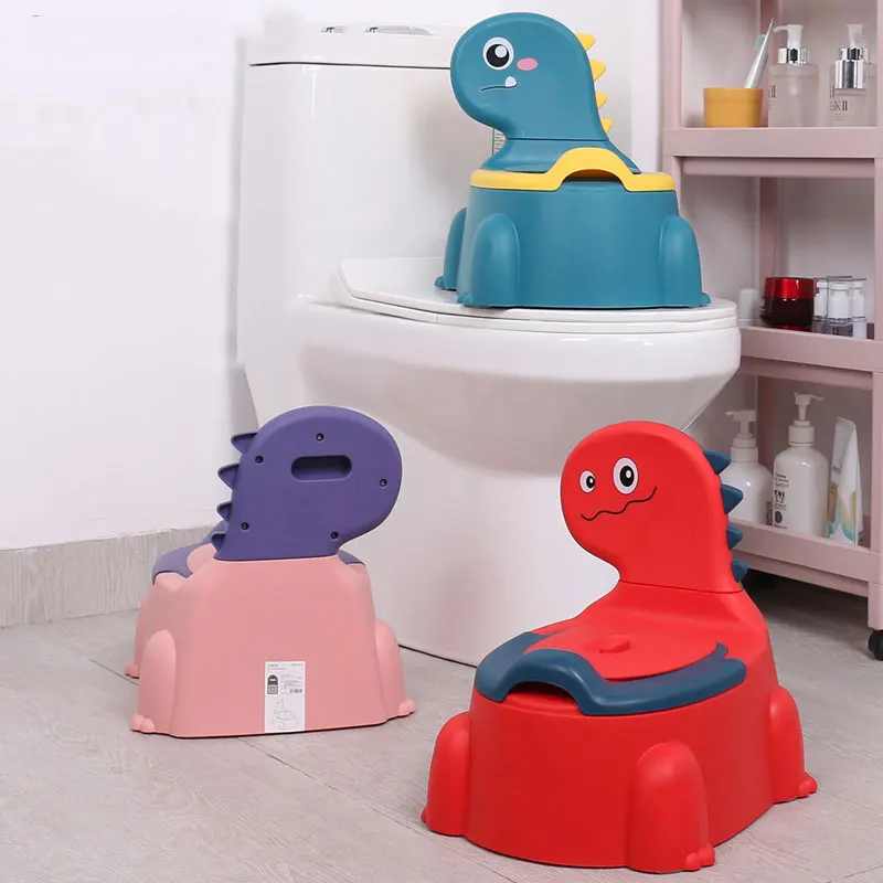 

Cartoon Dinosaur Children's Pot Portable Toilet Seat Baby Potty Training Toilet for Kids Infant Potty WC Urinal Baby Toilet Pot