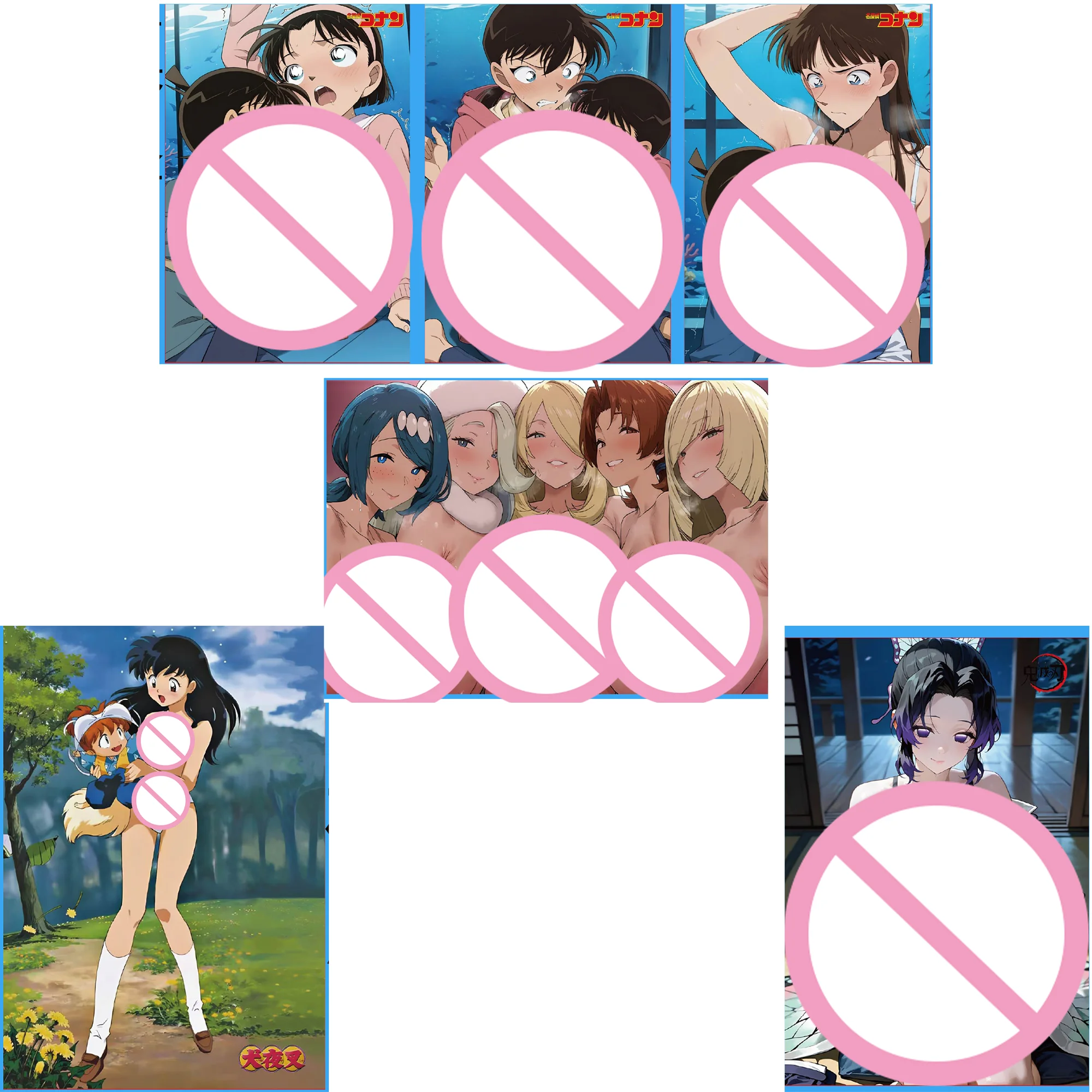 

Коллекционная флеш-карта R18+ DIY: Детектив Конан, Синтия, Покемон. Аниме-карточка для самостоятельного изготовления подарка.