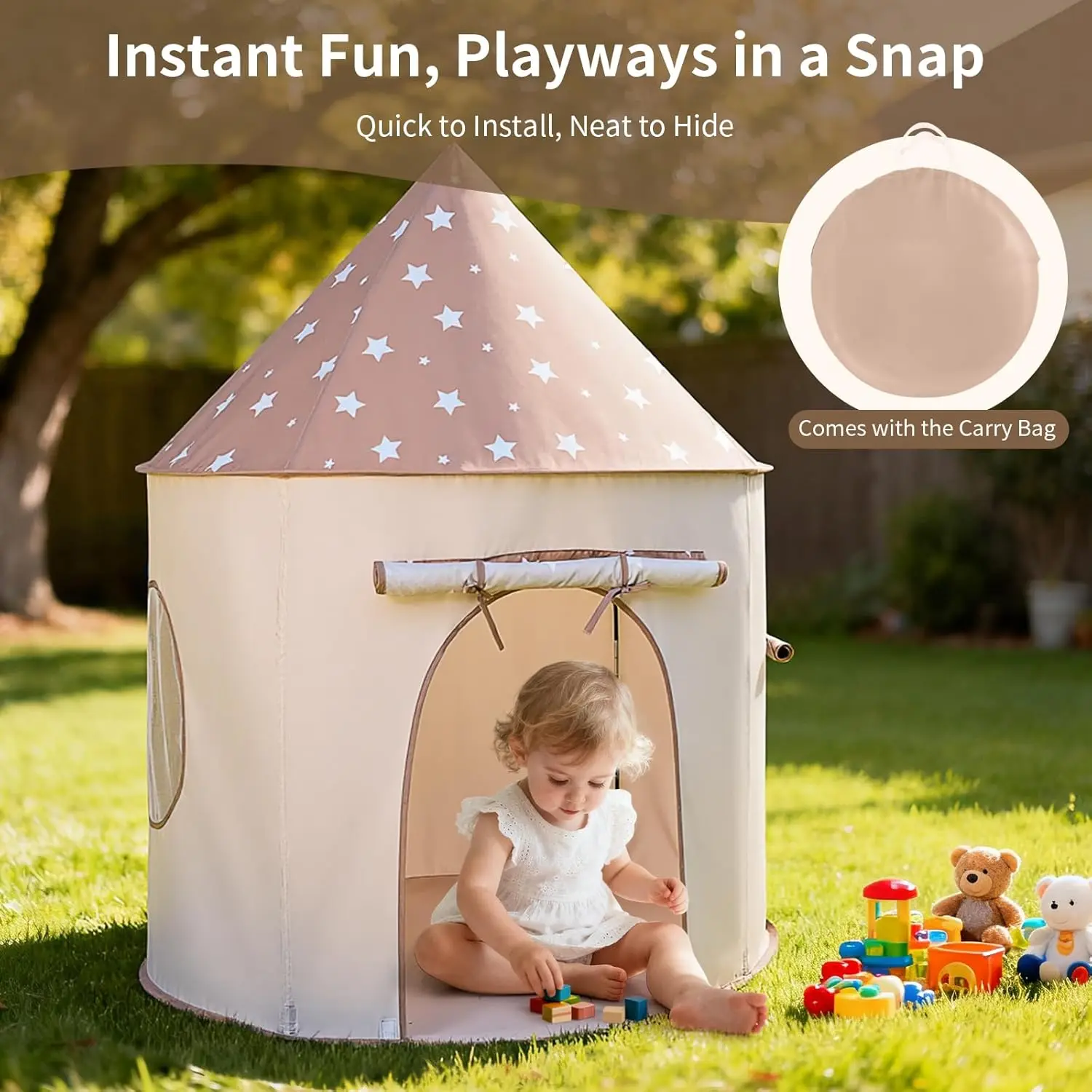 Tenda per bambini con tunnel strisciante: pozzo di palline per i più piccoli - tunnel di pozzo di palline per bambini piccoli - Tenda pop-up per neonati e bambini piccoli per interni