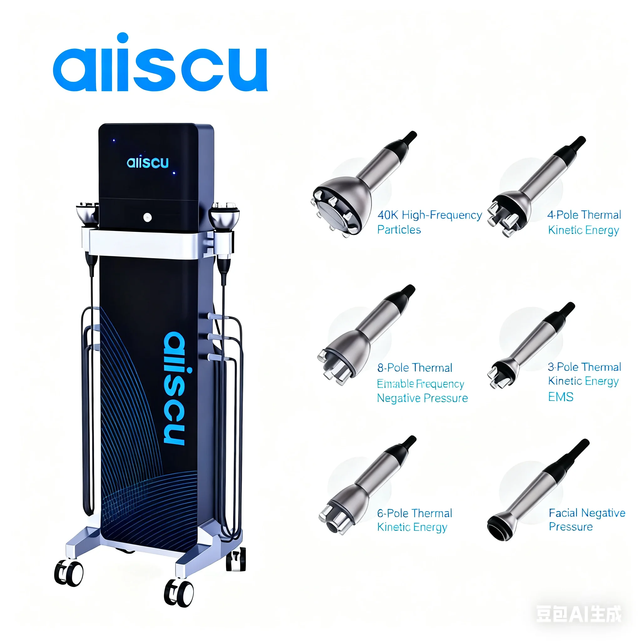 

K9 6-in-1 Body Slimming Machine – Vacuum Ultrasonic, Frequency Conversion for Lifting, Fat Burning & Slimming Massage