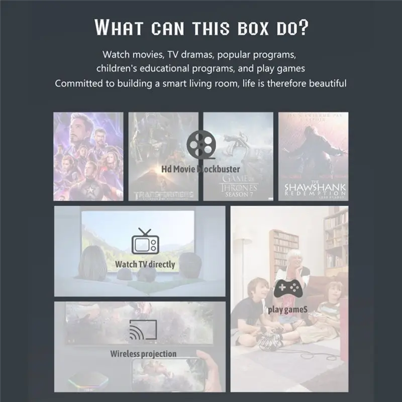 أداء مستقر-T95Z Plus Android 12 TV Box 8K Allwinner H618 2.4G 5G Wifi 6 BT 5.0 مشغل الوسائط Android Box 2GB + 16GB سهل الاستخدام #3