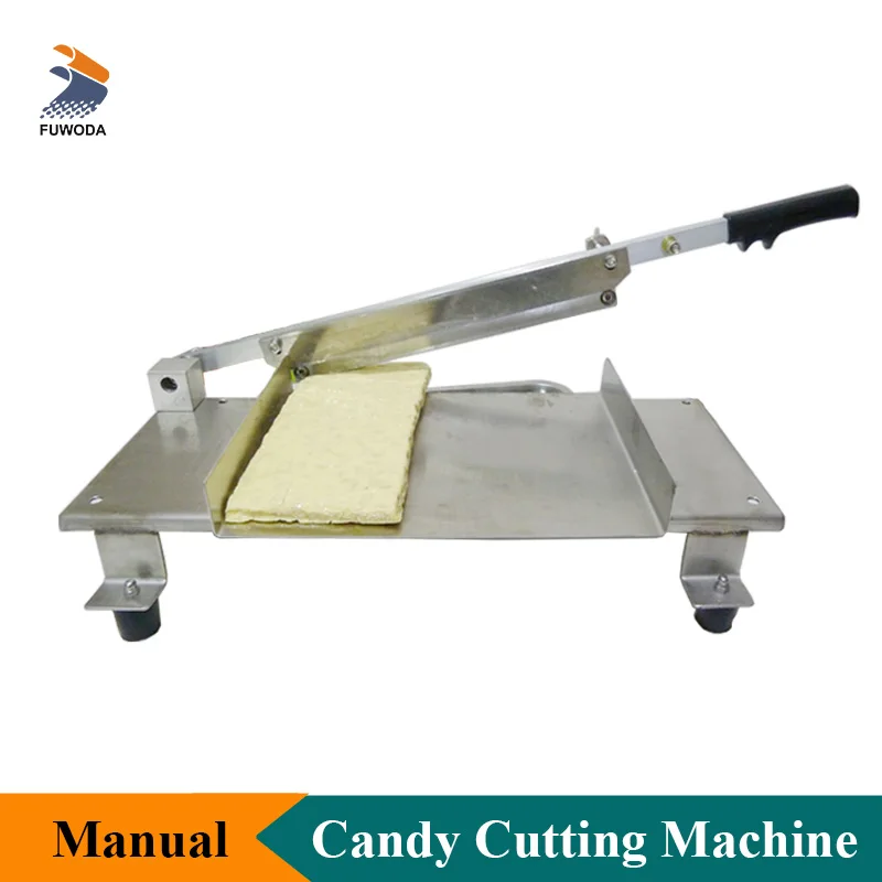 Stainless Steel Candy Cutter Manual Nougat Toffee Various Hard Candy Cutting Machine Two Sizes Commercial or Household