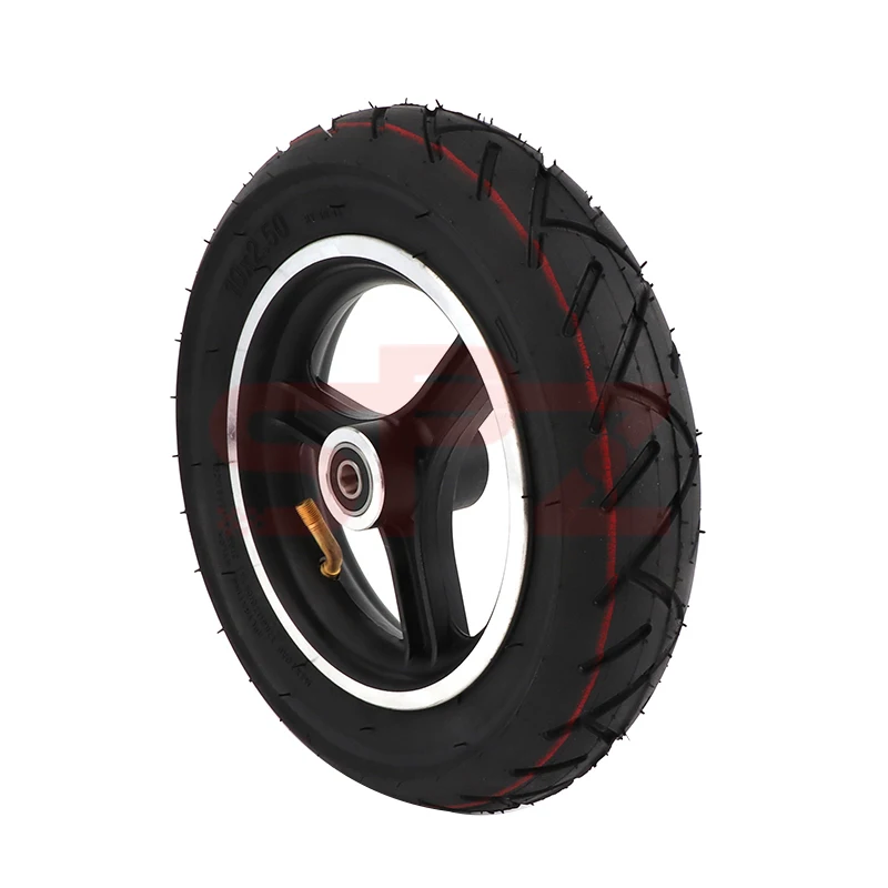 10 Inch 10x2.50 Wheel Tire 10*2.50 Inner Outer Tyre with Alloy Rim for SPEEDWAY Electric Scooter Accessories