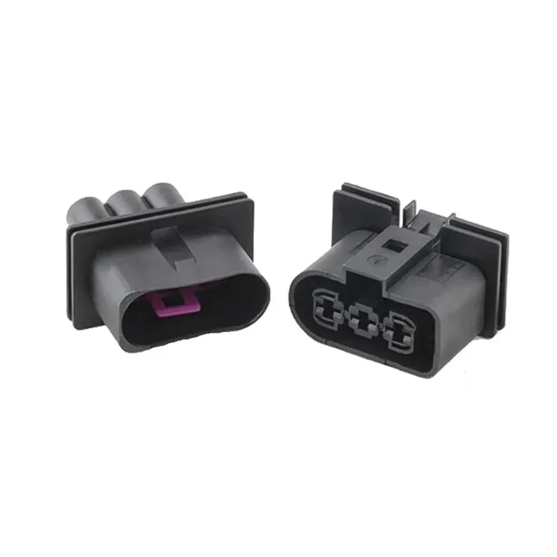100SET 1J0906443 1J0906233 Auto Waterproof Cable Connector 3 Pin Automotive Plug Famale Male Socket Includes Terminal Seal