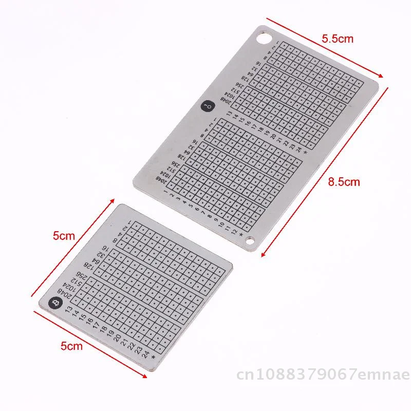 [ZYAS]Mnemonic 24 Words Backup Kit, Crypto Seed Phrase Storage Plate For BIP39 Recovery Words, Recovery Cold Wallet