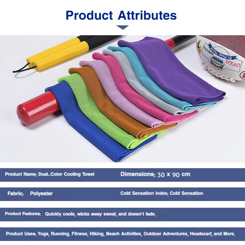 New Cooling Towel for Sports Quick Dry Sweat Absorbent Fitness Chill Ice Towel Portable Yoga Towel in Bottle Great Surprise Gift