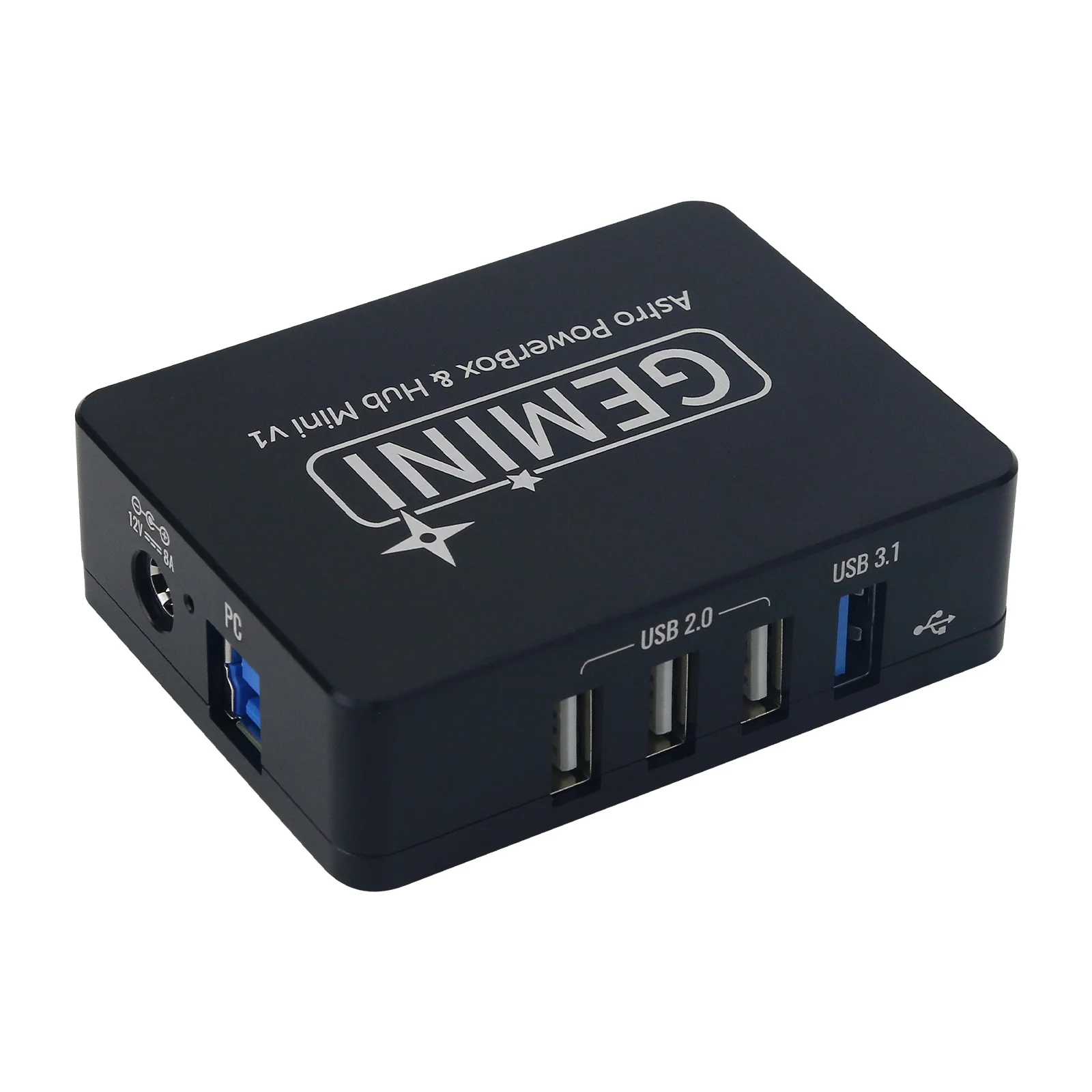 Teseek Gemini USB3.0 Mini Portable Power Management Box Astronomical Power Hub Cassette With Heightening Tail Plate