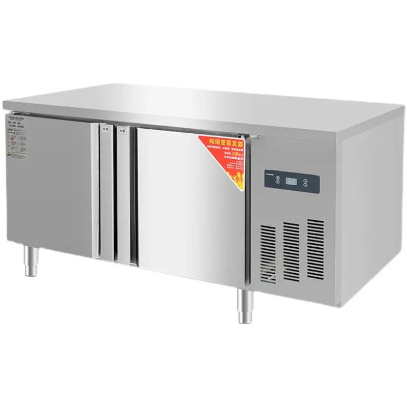 

Freeze and refrigerate workbench Commercial freezer Water bar Stainless steel refrigerator Fresh