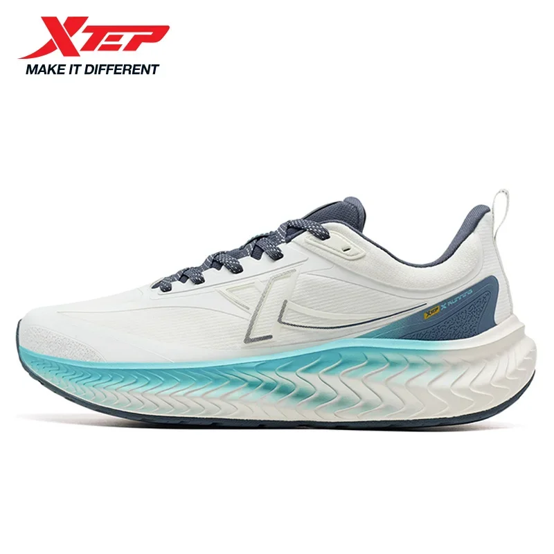 

Xtep Men's Running Shoe Breathable Shock Absorption Comfortable Wear-Resistant Rebound Lightweight Soft Sneakers 875419110012