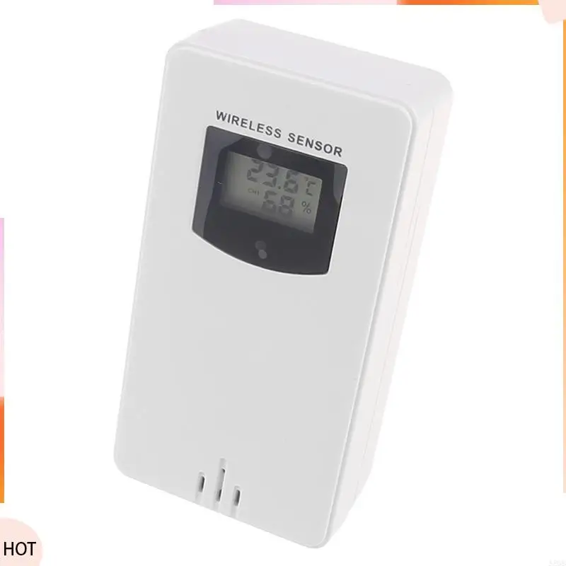 News Wireless Temperature Humidity Meter Thermometer Hygrometer Outdoor Indoor Transmitter For Fanju