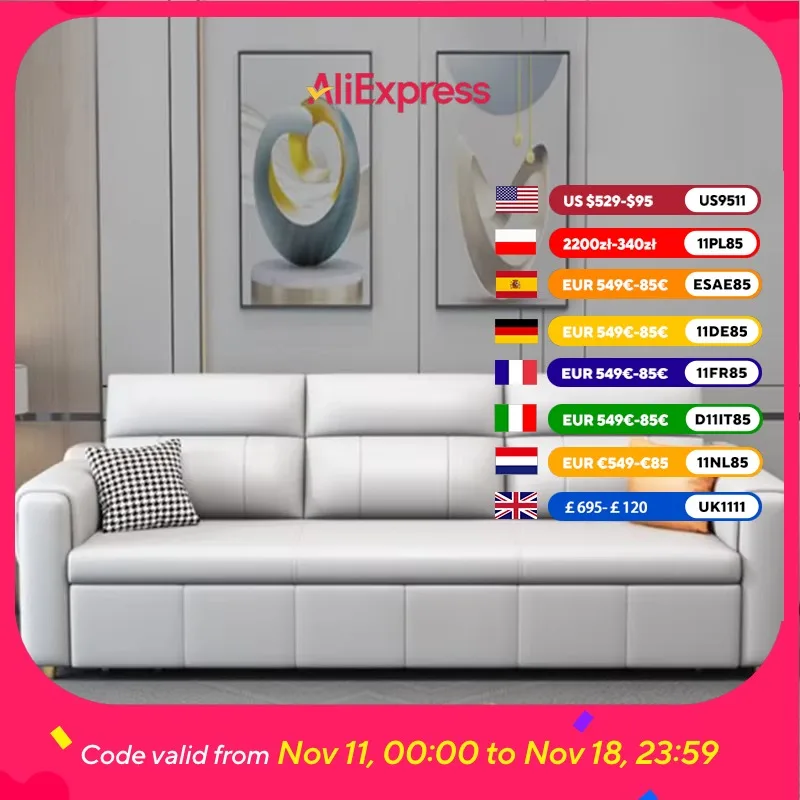 

Gray 3 Seater Living Room Sofas Luxury Aesthetic Floor Loveseat Bedroom Sofa Bed Sleeper Modern Divano Moderno Furniture Home