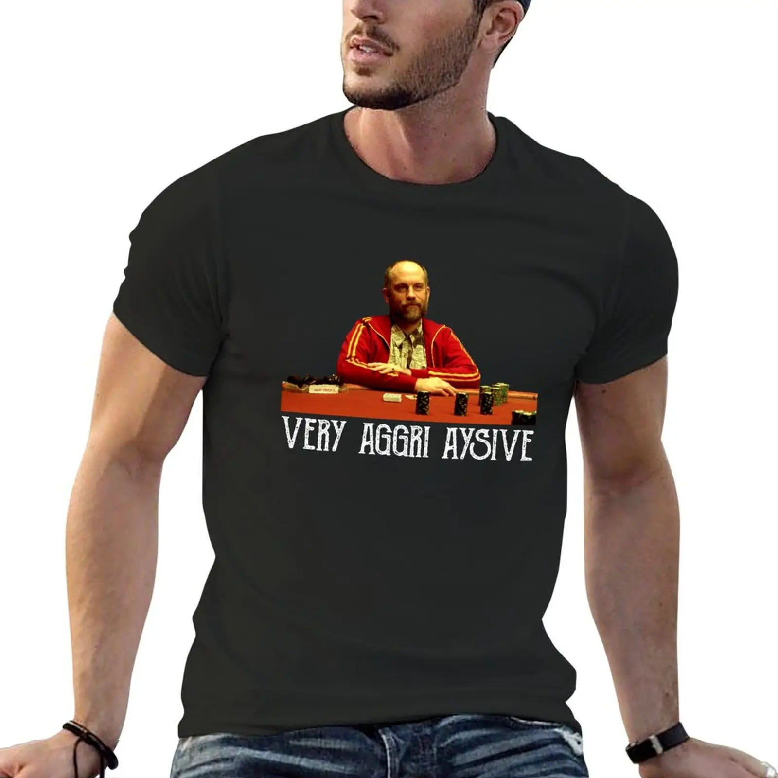 

Teddy-Kgb Very Aggri Aysive Tv Show Movie Humor John Malkovich-Rounders T-Shirt essential t shirt t shirts for men